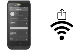 How to generate a Wi-Fi QR code on an Honeywell CT40