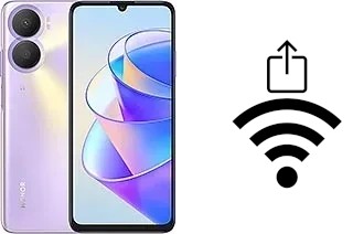 How to generate a Wi-Fi QR code on an Honor Play 40 Plus