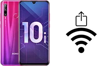 How to generate a QR code with the Wi-Fi password on a Honor 10i