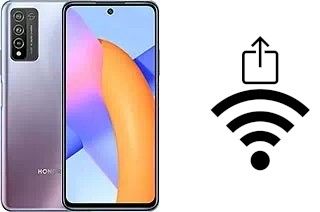 How to generate a Wi-Fi QR code on an Honor 10X Lite