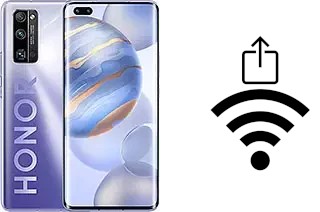 How to generate a Wi-Fi QR code on an Honor 30 Pro+