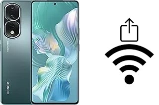 How to generate a Wi-Fi QR code on an Honor 80 Pro Flat