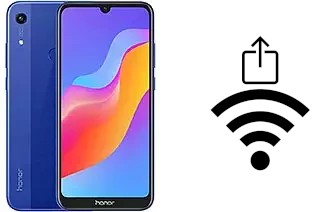 How to generate a QR code with the Wi-Fi password on a Honor 8A 2020