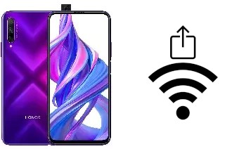 How to generate a QR code with the Wi-Fi password on a Honor 9X Pro