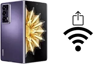 How to generate a Wi-Fi QR code on an Honor Magic V2