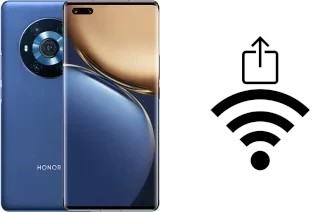 How to generate a Wi-Fi QR code on an Honor Magic3