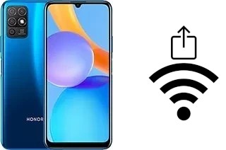 How to generate a Wi-Fi QR code on an Honor Play 5T Youth