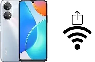 How to generate a Wi-Fi QR code on an Honor Play 30 Plus