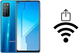 How to generate a QR code with the Wi-Fi password on a Honor Play4