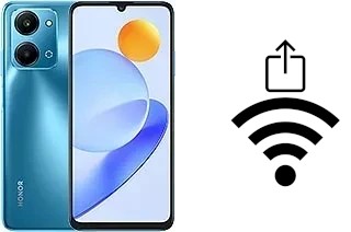 How to generate a Wi-Fi QR code on an Honor Play7T