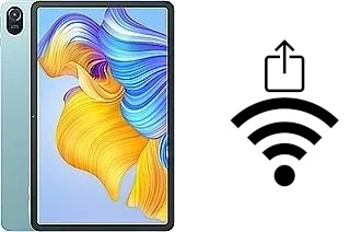 How to generate a Wi-Fi QR code on an Honor Pad 8