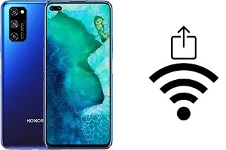 How to generate a Wi-Fi QR code on an Honor V30 Pro