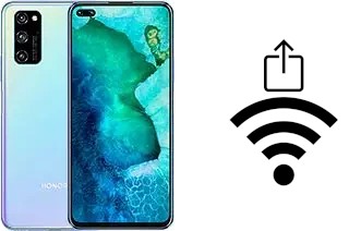 How to generate a QR code with the Wi-Fi password on a Honor View30 Pro