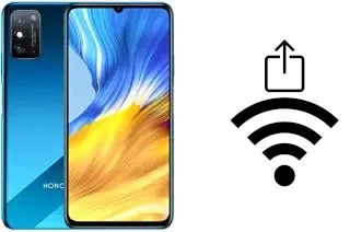 How to generate a QR code with the Wi-Fi password on a Honor X10 Max 5G