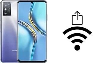 How to generate a Wi-Fi QR code on an Honor X30 Max