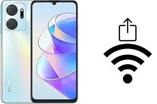 How to generate a Wi-Fi QR code on an Honor X7a