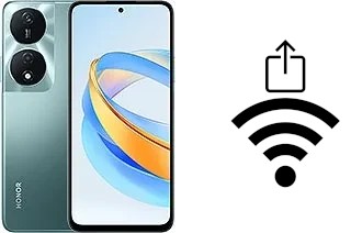 How to generate a QR code with the Wi-Fi password on a Honor X7b 5G (50 MP)