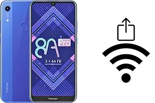 How to generate a QR code with the Wi-Fi password on a Honor 8A Pro