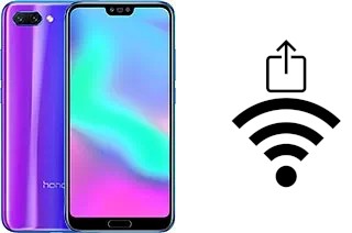 How to generate a QR code with the Wi-Fi password on a Honor 10