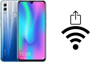 How to generate a QR code with the Wi-Fi password on a Honor 10 Lite