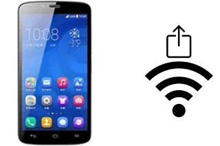 How to generate a QR code with the Wi-Fi password on a Honor 3C Play