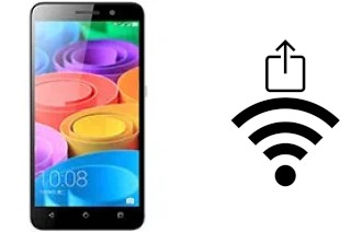 How to generate a Wi-Fi QR code on an Honor 4X