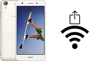 How to generate a QR code with the Wi-Fi password on a Honor Holly 3