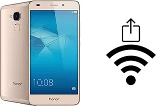 How to generate a QR code with the Wi-Fi password on a Honor 5c