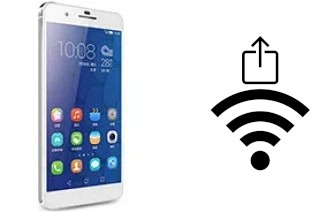 How to generate a Wi-Fi QR code on an Honor 6 Plus