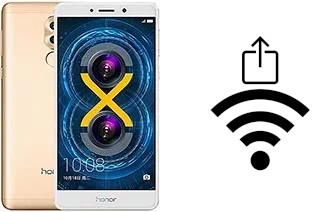 How to generate a QR code with the Wi-Fi password on a Honor 6X