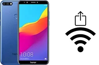 How to generate a QR code with the Wi-Fi password on a Honor 7C