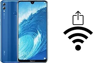 How to generate a QR code with the Wi-Fi password on a Honor 8X Max