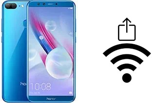 How to generate a QR code with the Wi-Fi password on a Honor 9 Lite