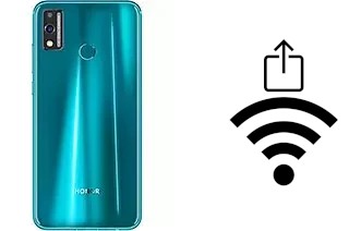 How to generate a QR code with the Wi-Fi password on a Honor 9X Lite