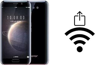 How to generate a QR code with the Wi-Fi password on a Honor Magic