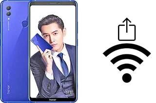 How to generate a QR code with the Wi-Fi password on a Honor Note 10