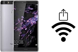 How to generate a QR code with the Wi-Fi password on a Honor Note 8