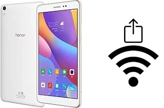 How to generate a QR code with the Wi-Fi password on a Honor Pad 2