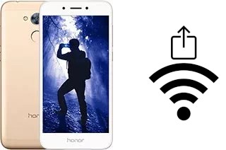 How to generate a QR code with the Wi-Fi password on a Honor 6A (Pro)