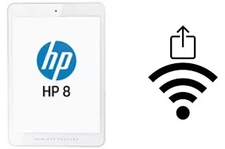 How to generate a QR code with the Wi-Fi password on a HP 8