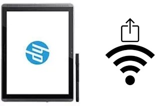 How to generate a QR code with the Wi-Fi password on a HP Pro Slate 12