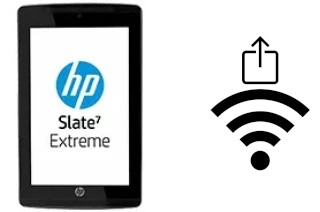 How to generate a Wi-Fi QR code on an HP Slate7 Extreme