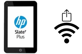 How to generate a Wi-Fi QR code on an HP Slate7 Plus