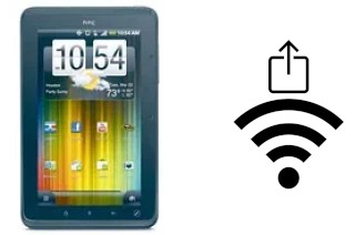 How to generate a QR code with the Wi-Fi password on a HTC EVO View 4G