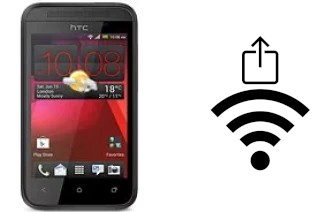 How to generate a QR code with the Wi-Fi password on a HTC Desire 200