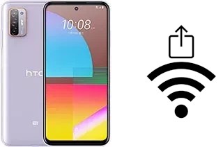 How to generate a Wi-Fi QR code on an HTC Desire 21 Pro 5G