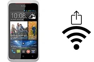 How to generate a QR code with the Wi-Fi password on a HTC Desire 210 dual sim