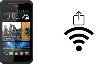 How to generate a QR code with the Wi-Fi password on a HTC Desire 210