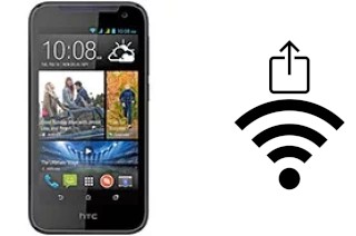 How to generate a QR code with the Wi-Fi password on a HTC Desire 310 dual sim