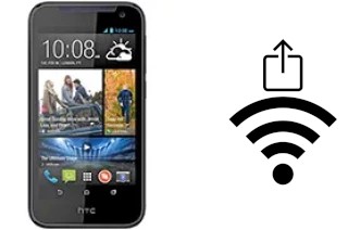 How to generate a QR code with the Wi-Fi password on a HTC Desire 310